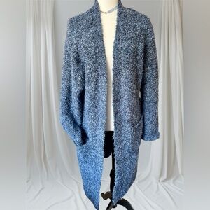 William Rast Duster Cardigan ** Women’s Size Medium ** Steel Blue ** Super cozy